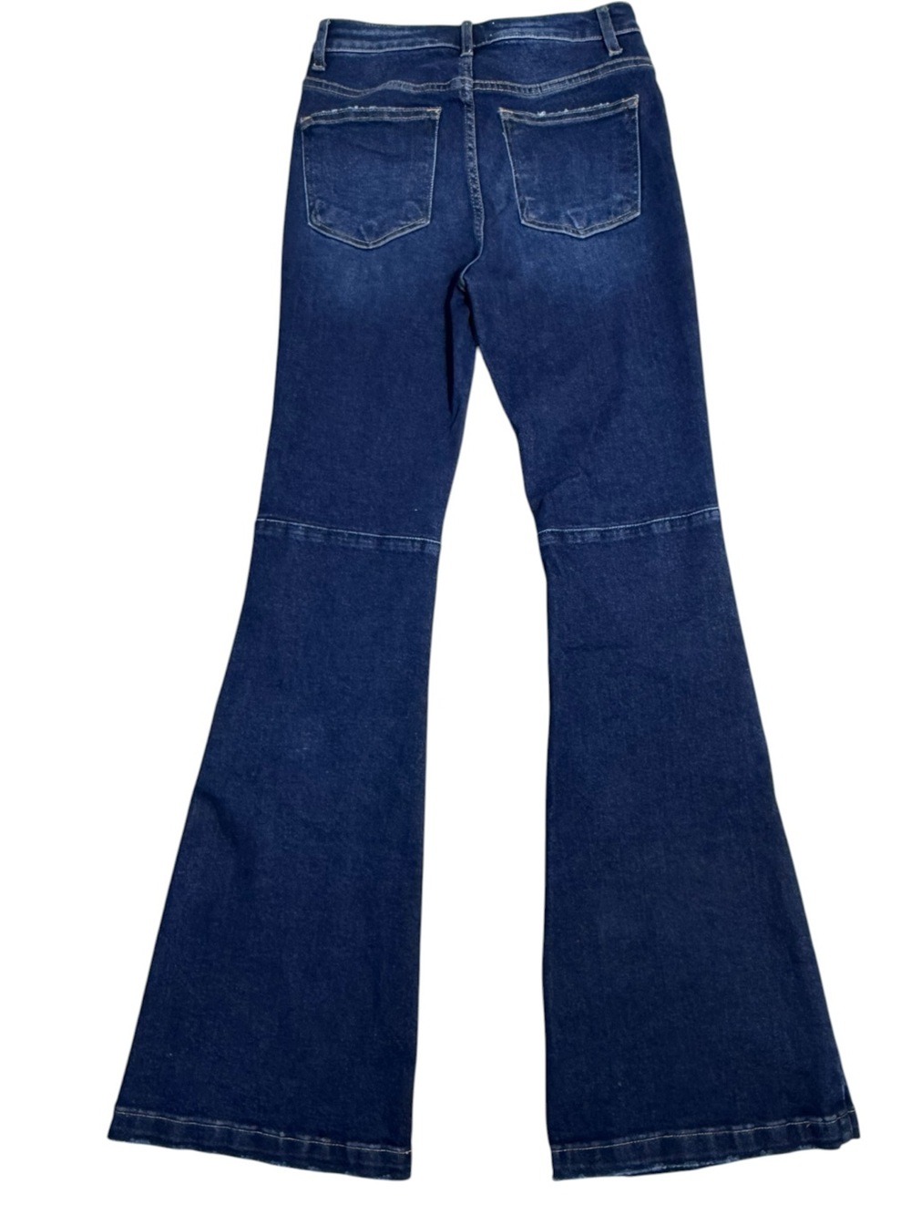 Freckled Poppy x Risen High Rise 70’s Flare Jeans Size 3/26 Tall Girl Friendly - Picture 5 of 7